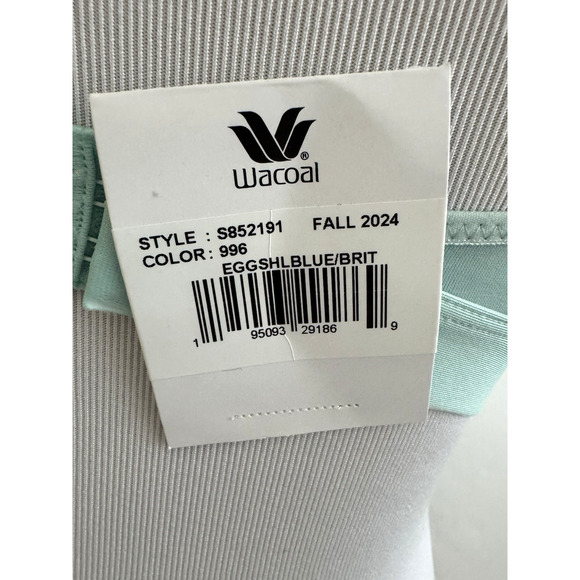 Wacoal Embrace Lace Soft Cup Wireless Bra 34 Eggshell Blue Brit - Picture 7 of 9